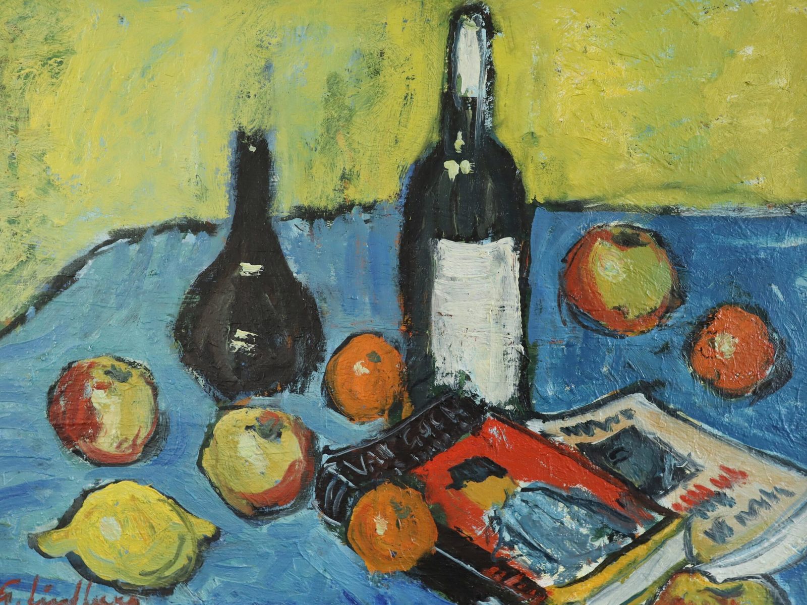 Art Lemon & Literature Oil Painting photo