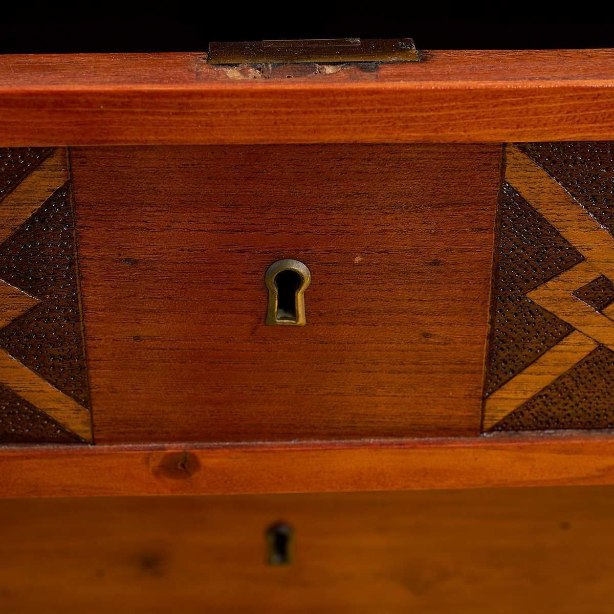 Vintage Chest Of Drawers With Elegant Inlays photo for sale