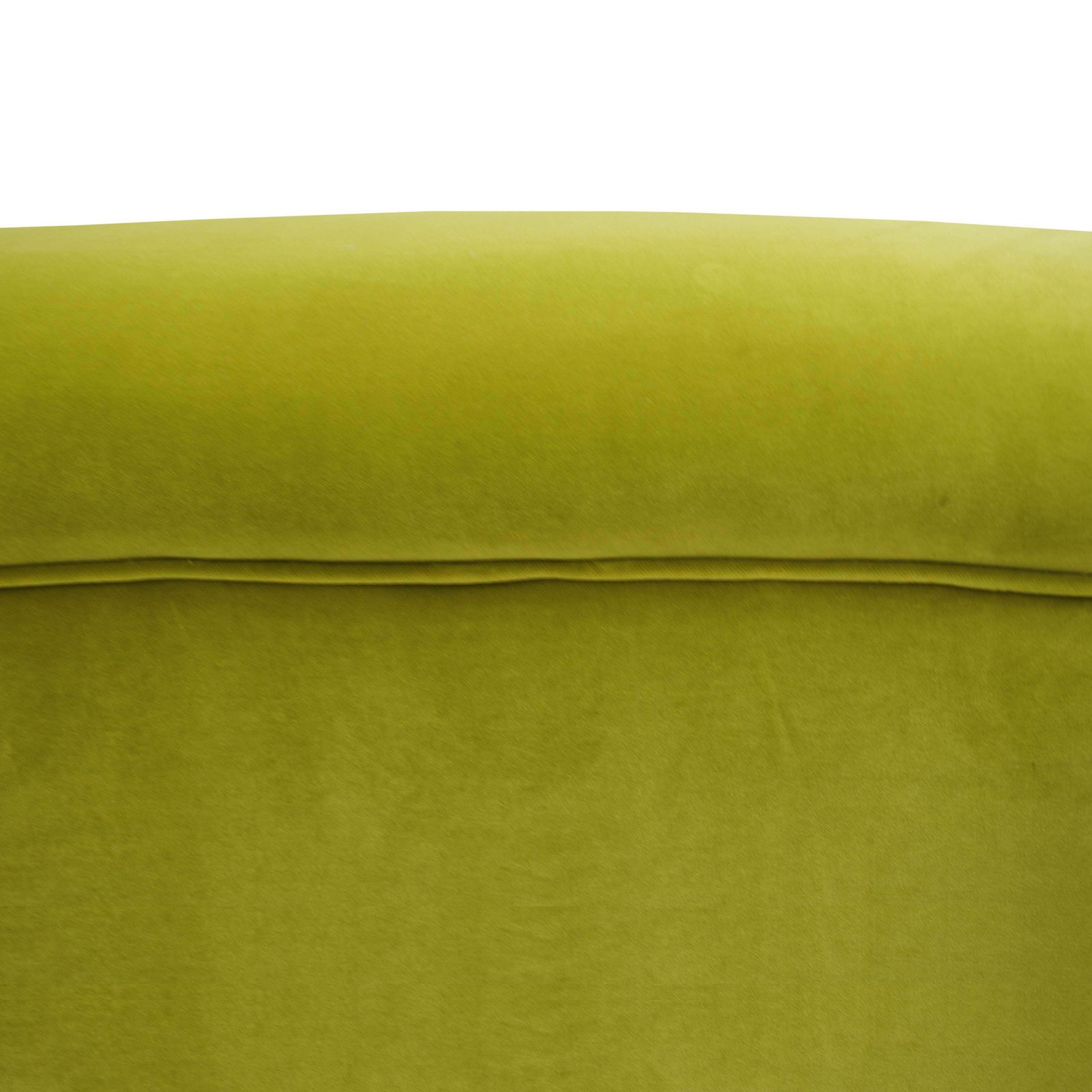 Mid Century Modern Green Cotton Velvet Italian Stool photo 1688.0