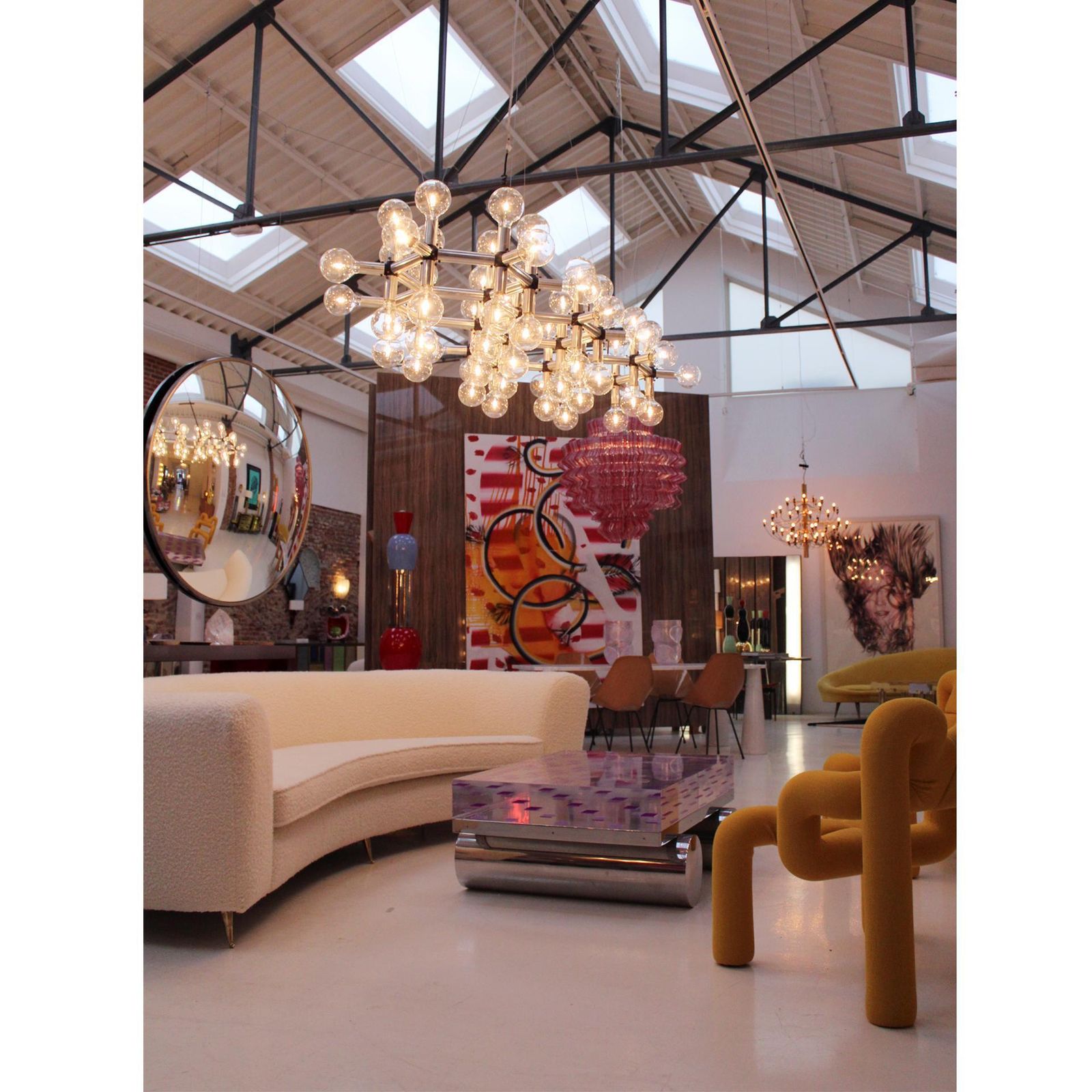 photo furniture "On The Road" Coffe Table Made Of Plexiglass And Steel Base By Superego Studio