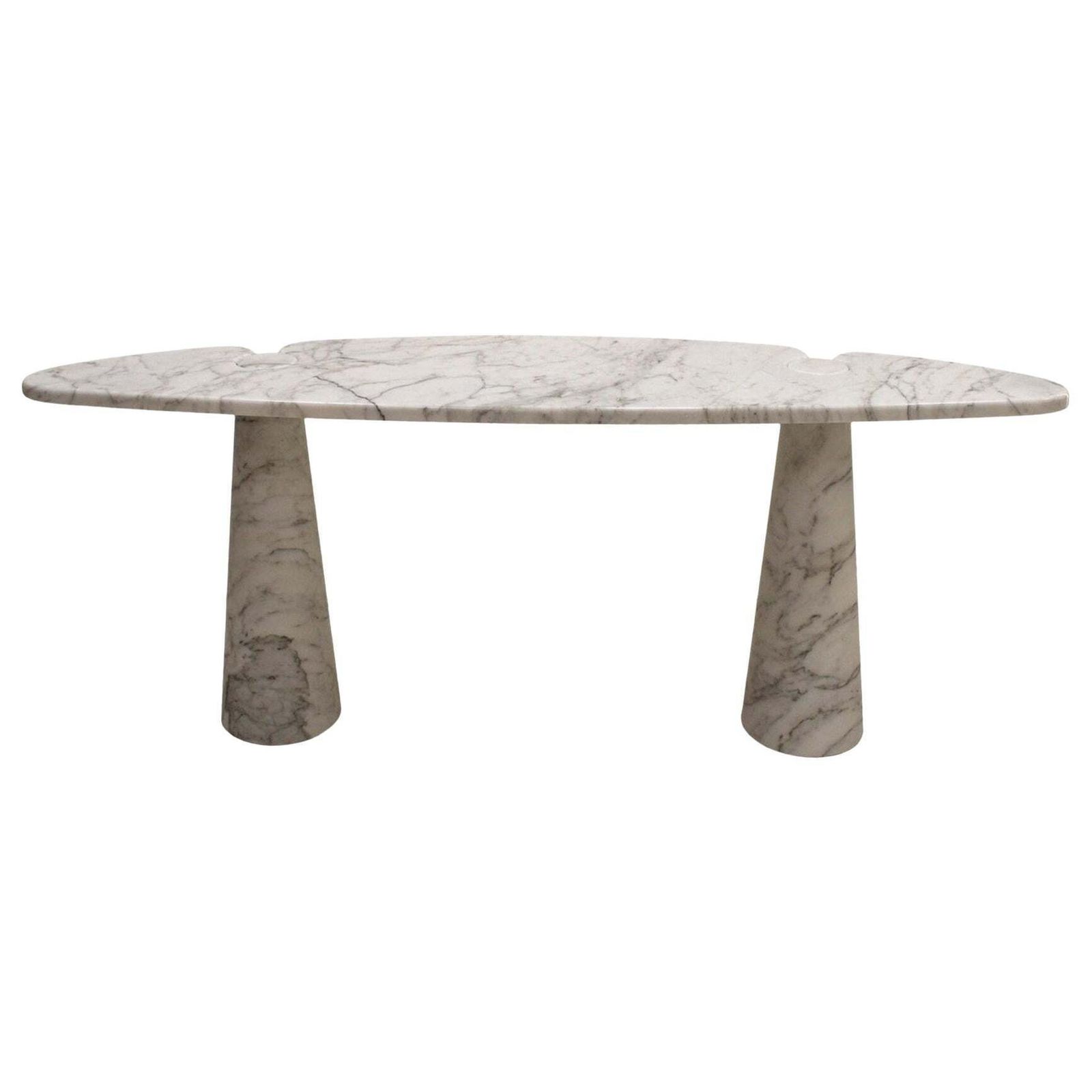 Angelo Mangiarotti For Skipper Arabescato Marble Eros Console Table, Italy