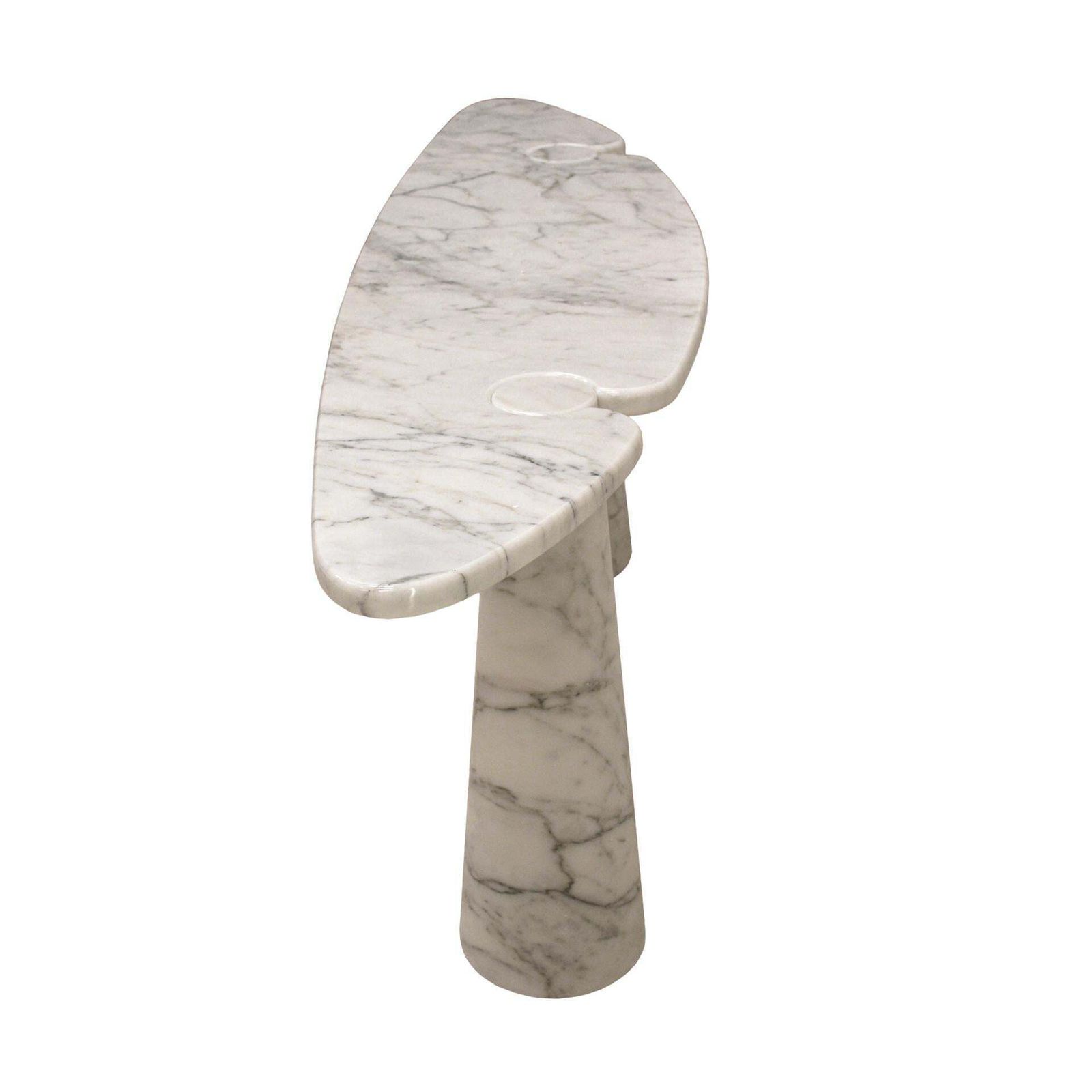 Angelo Mangiarotti For Skipper Arabescato Marble Eros Console Table, Italy photo 12757.0