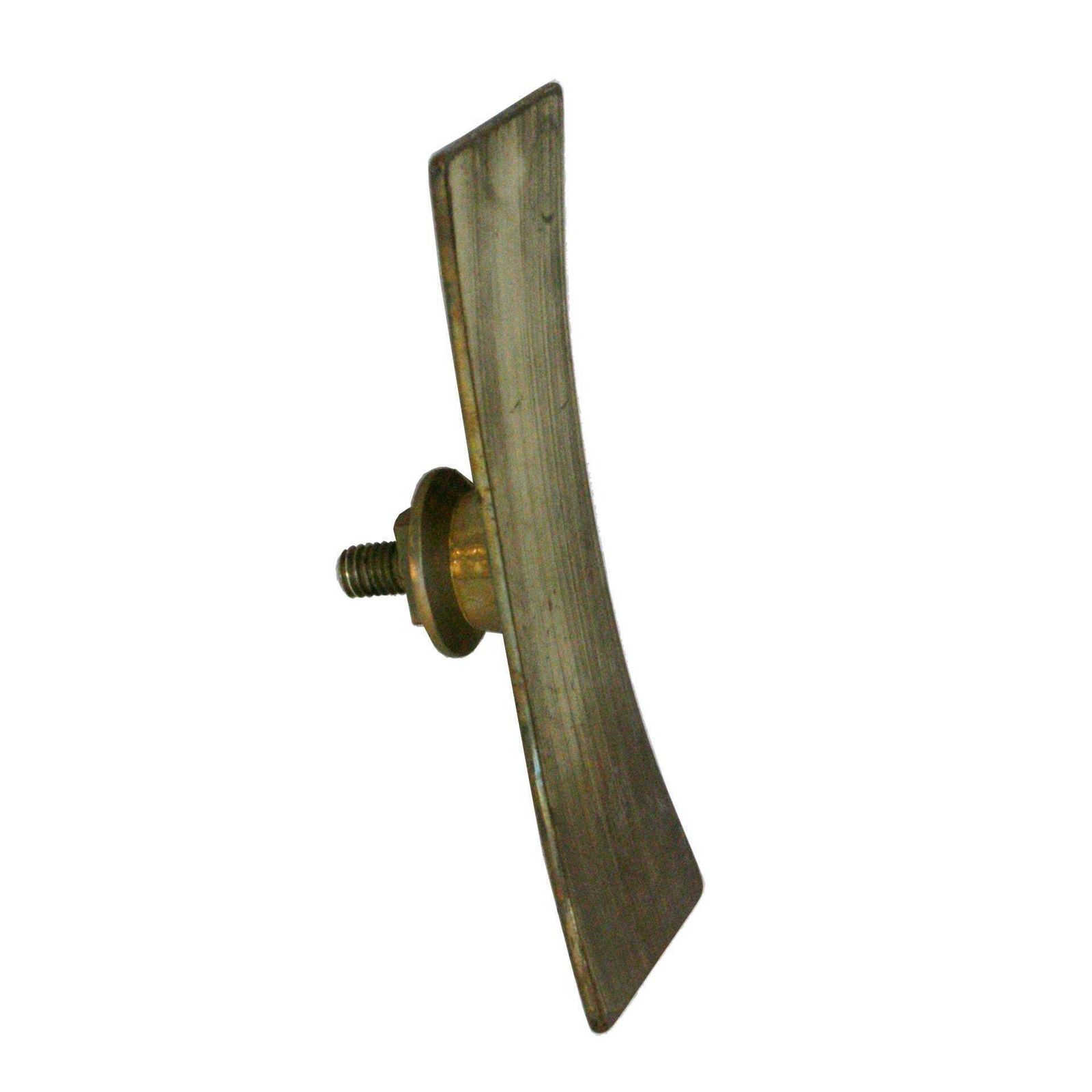 photo furniture Mid Century Modern Brass Italian Door Handle, Circa 1940
