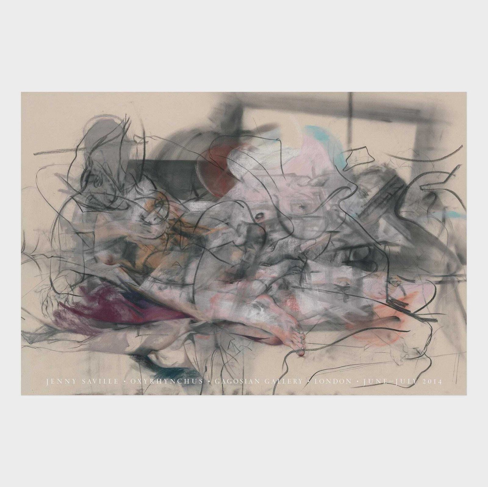 Authentic Jenny Saville Exhibition Poster – Oxyrhynchus – Official Museum Print