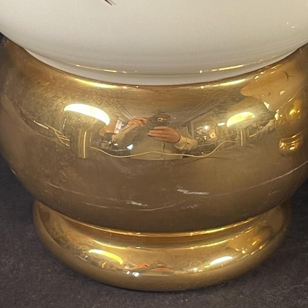 Art Deco Golden Sandblasted Glass Vases By Verreries De Laeken, 1935, Set Of 2 photo for sale