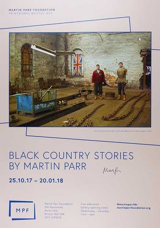 Signed Martin Parr Exhibition Poster Black Country Birmingham Authentic Official Print From The Comedic Photographer