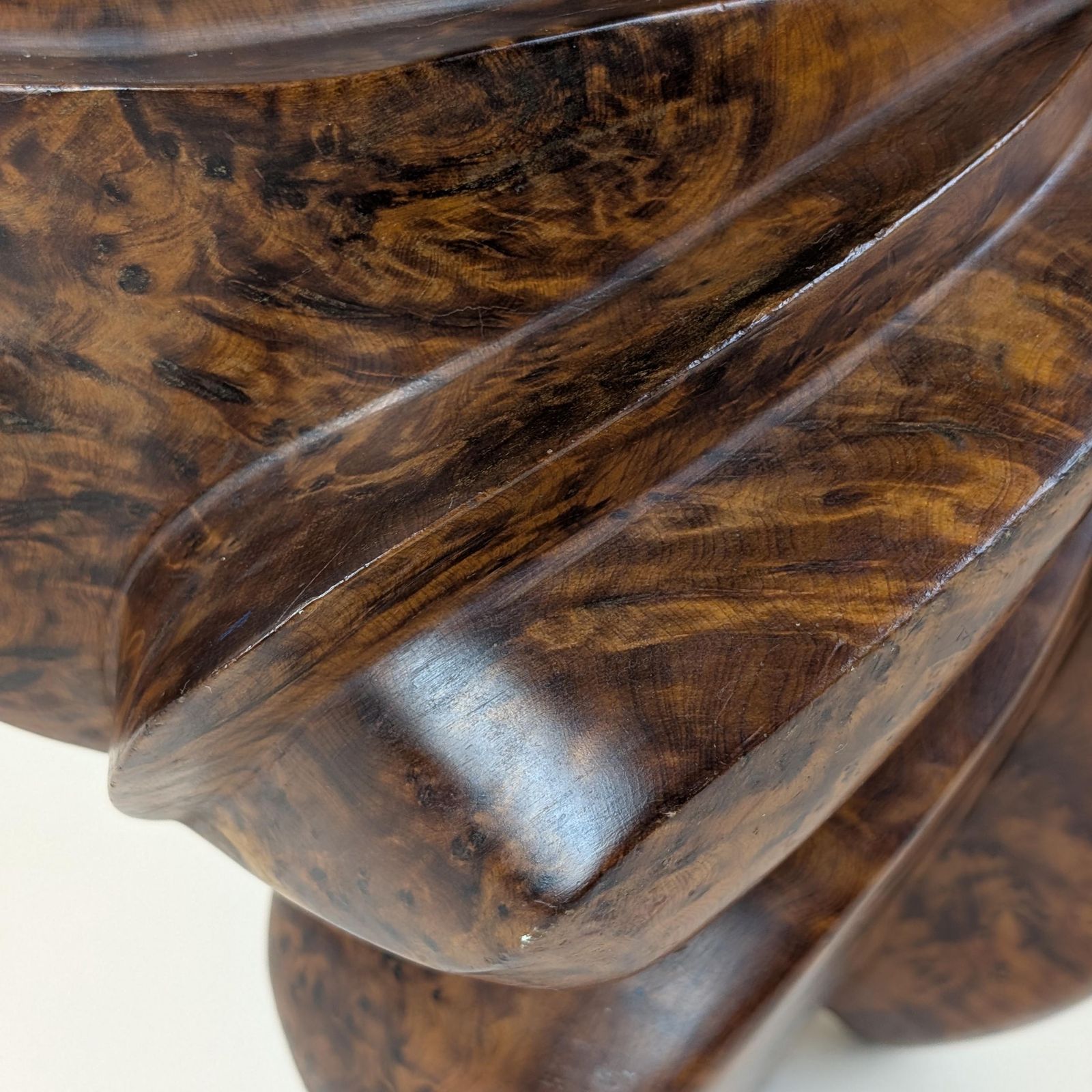 photo for sale Thuya Burl Abstract Sculpture: Large Mid Century Modern Organic Aromatic Rootwood Figure Art Carving