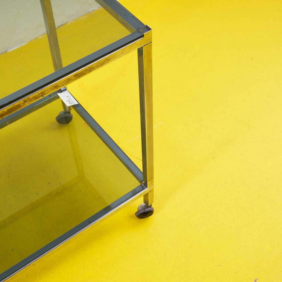 1970s Metal And Glass Trolley photo Furniture