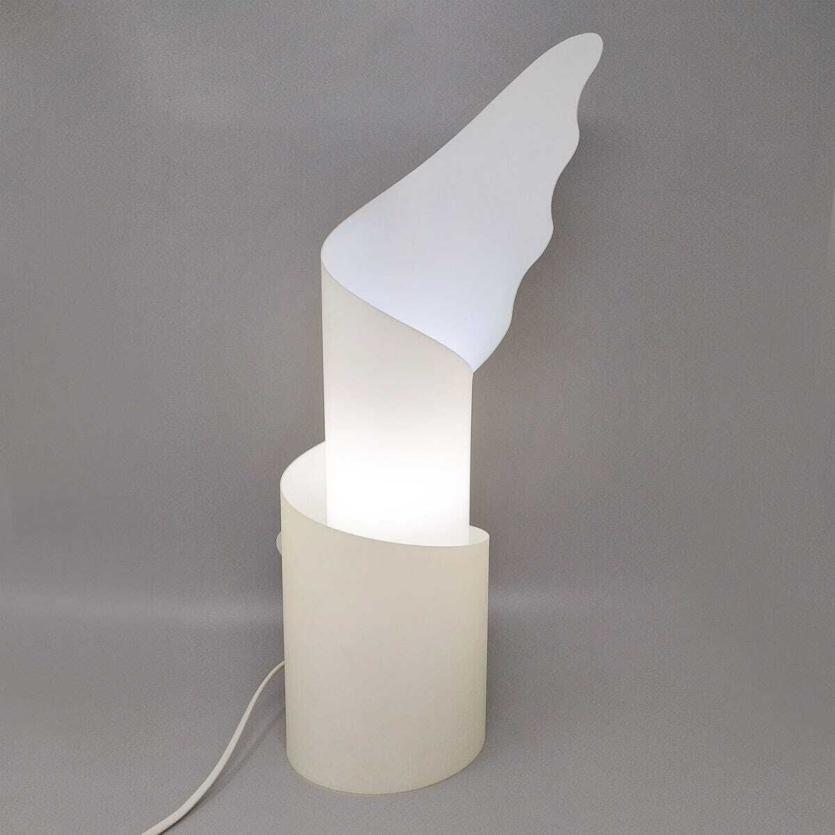 1980s Gorgeous Slamp "Wings   Ali" Table Lamp Designed By Riccardo Raco For Samuel Parker. Made In Italy photo 495.0