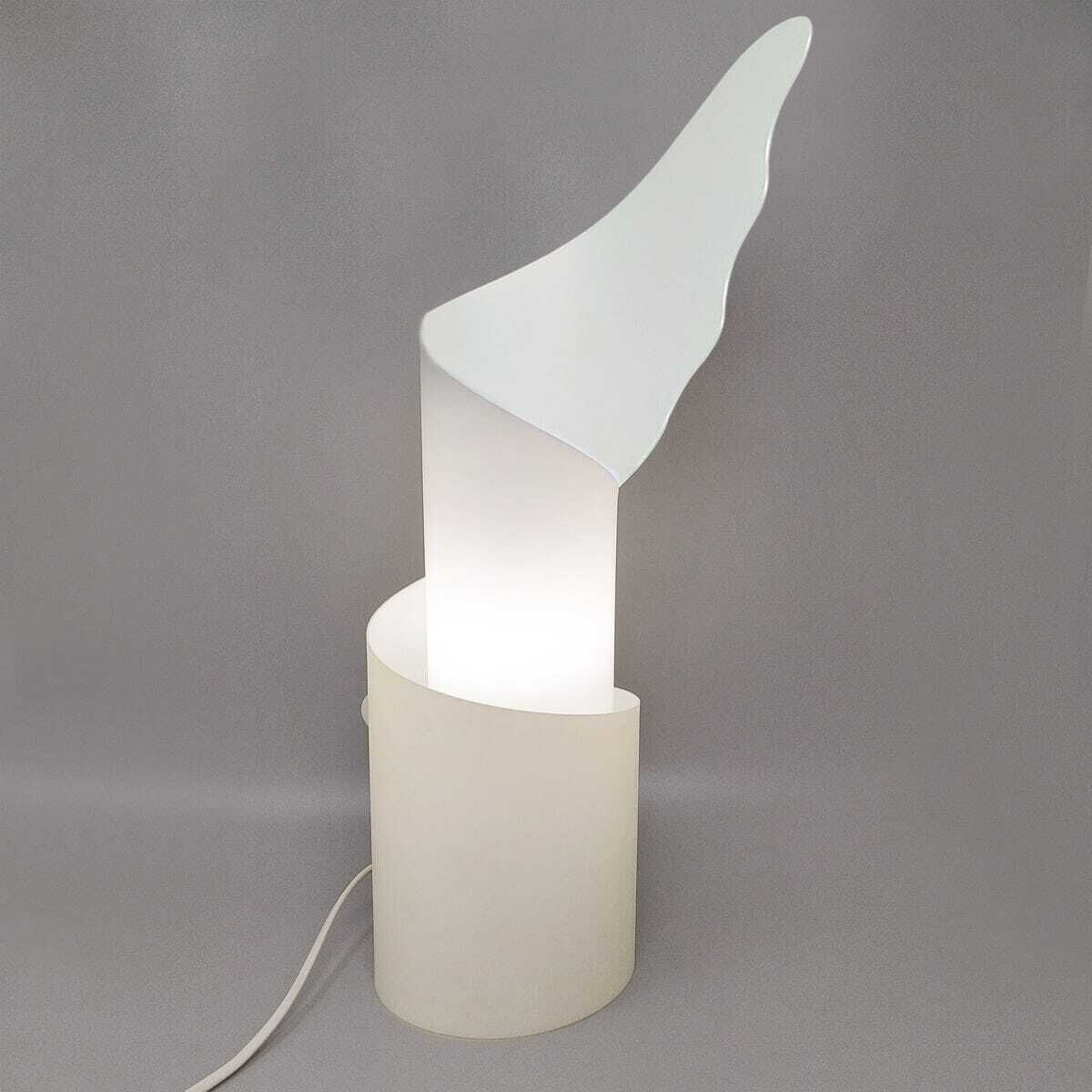 1980s Gorgeous Slamp "Wings   Ali" Table Lamp Designed By Riccardo Raco For Samuel Parker. Made In Italy photo vinterior