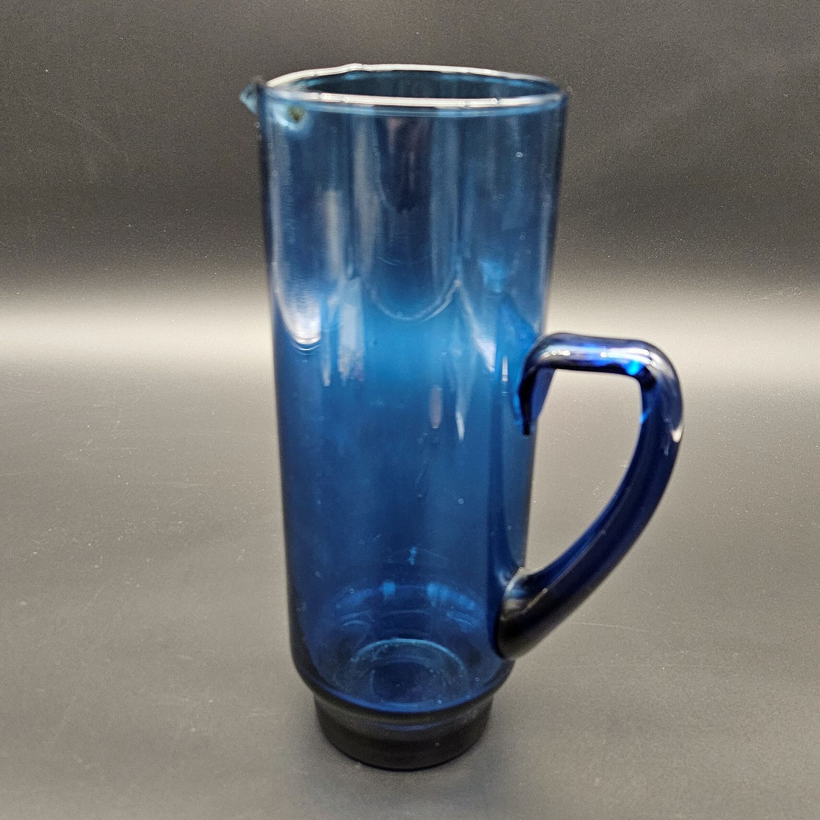 Vintage Glass Carafe In Scandinavian Style. 1950   1960 photo for sale
