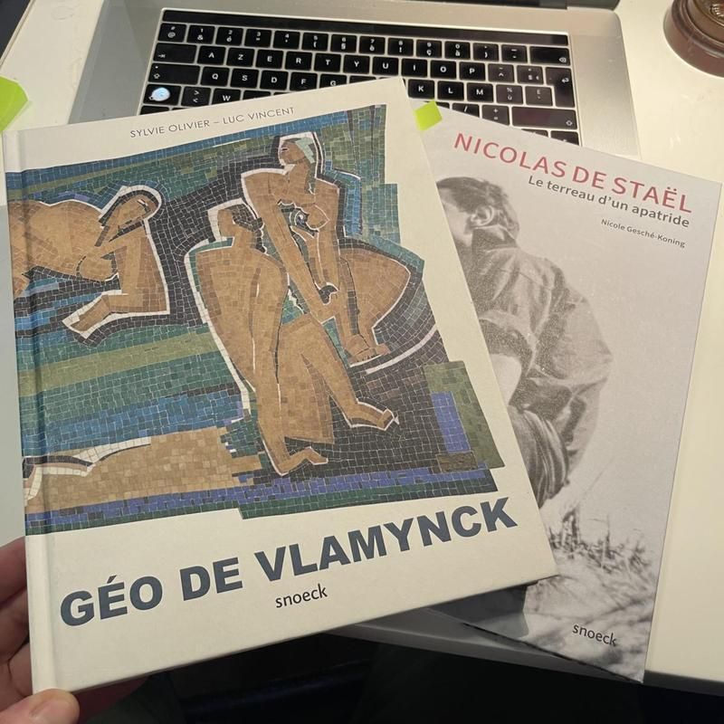photo furniture Georges (Géo) De Vlamynck, Abstracte Compositie, Olie Op Paneel, Jaren 1960