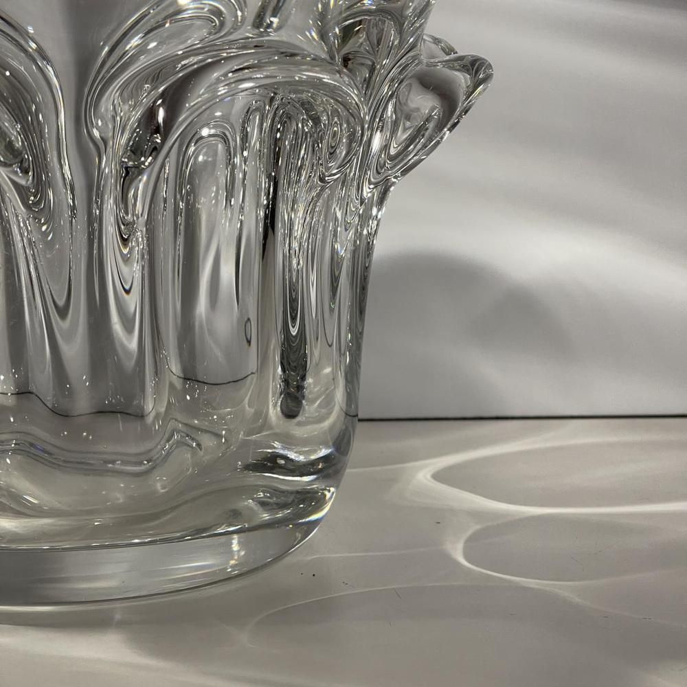 Crystal Champagne Bucket By Antonio Guido Bon For Val Saint Lambert, 1950s 1960s photo 1000.0