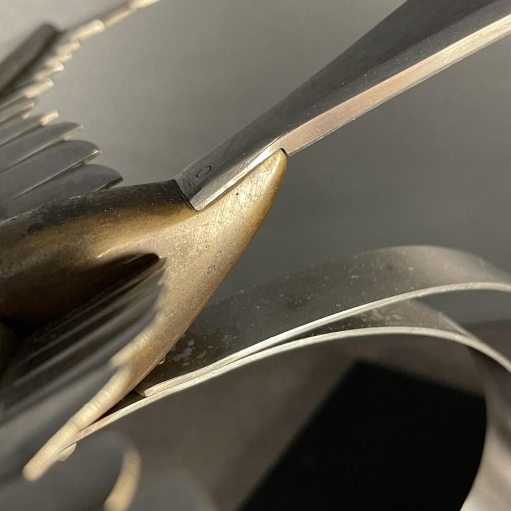 Art Deco Metalen Sculptuur Van Een Vogel, Jaren 1930 photo buy