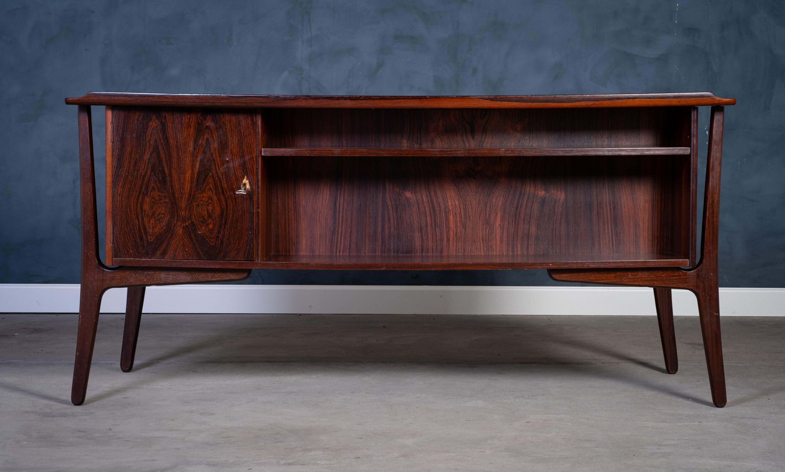 photo vintage Rosewood Desk By Svend Aage Madsen For H.P. Hansen, 1960s