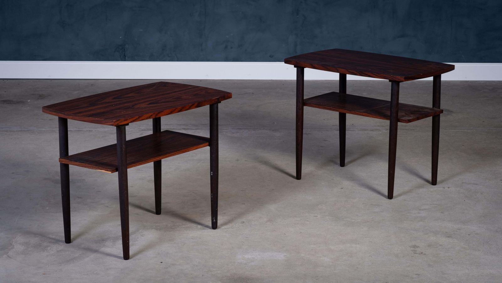 Pair Of Danish Rosewood Side Tables, Denmark, 1960s photo furniture