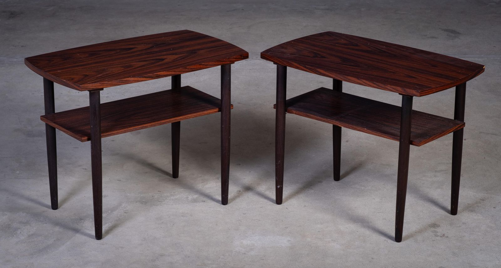 Pair Of Danish Rosewood Side Tables, Denmark, 1960s photo 992.0