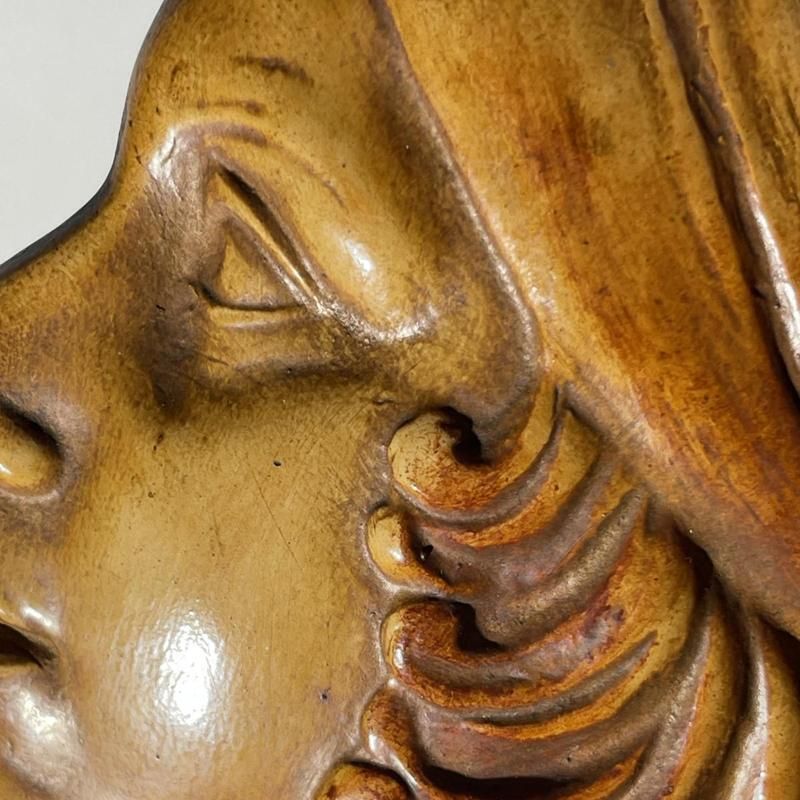Art Terracotta Profile Of A Garçonne Woman By Antonio Banchelli, 1925 photo