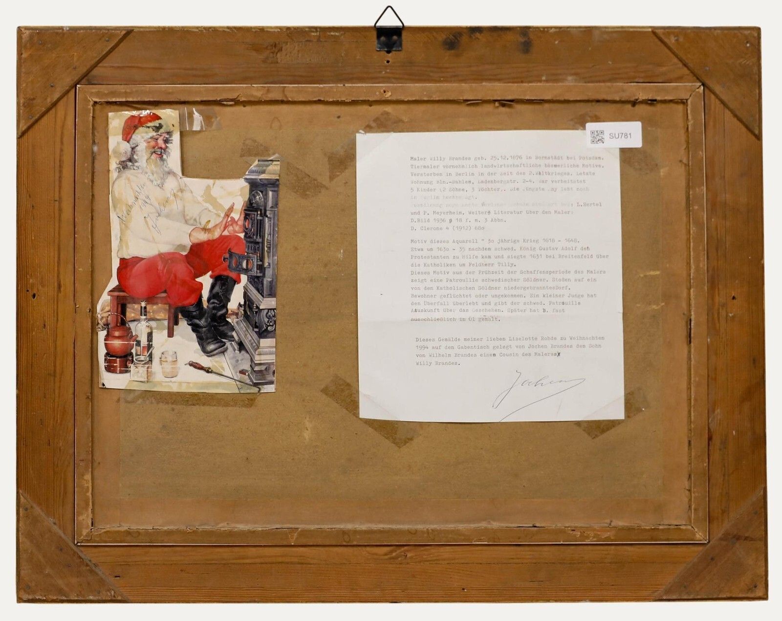 Willy Brandes (1876 1956) Early 20th Century Gouache, Mercenaries On Horseback photo for sale