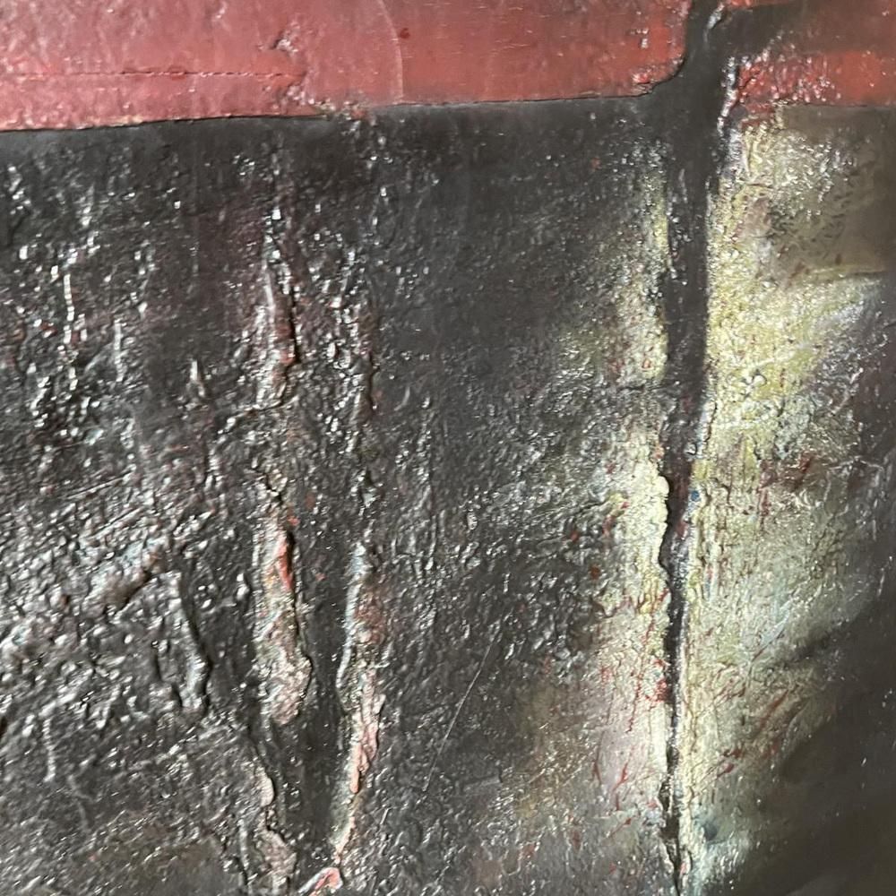 Erwin Mackowiak, Tiss, Oil On Canvas, 1960s photo buy