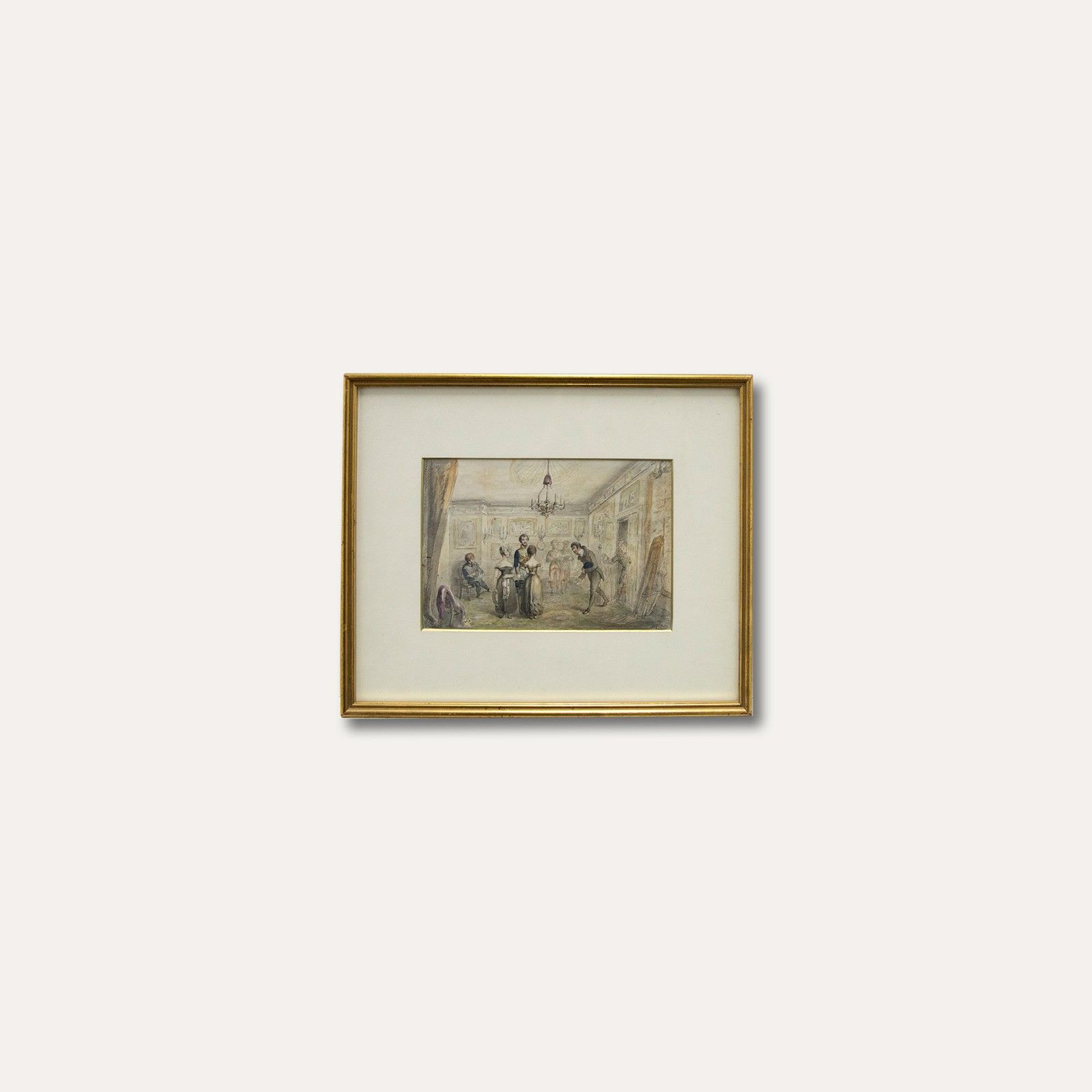 Early 19th Century Watercolour Hussar Officer photo buy