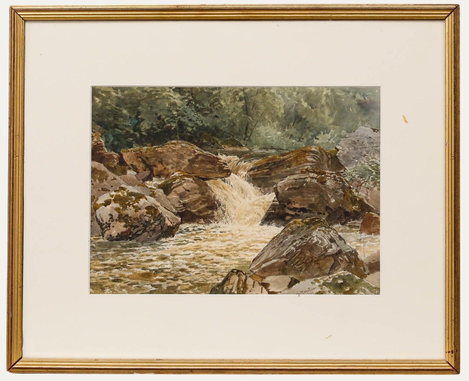 Harold Sutton Palmer Rba Ri (1854 1933) Framed Watercolour, White Water
