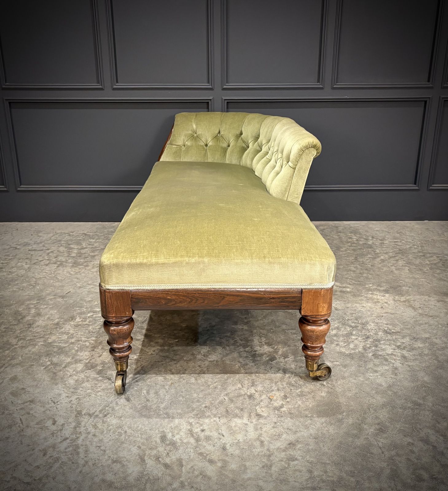 Victorian Rosewood Chaise Longue photo vintage