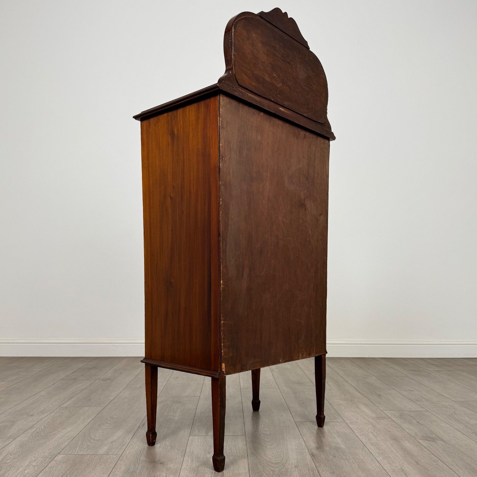 Antique 20th Century Inlaid Display Cabinet In Mahogany photo 495.0