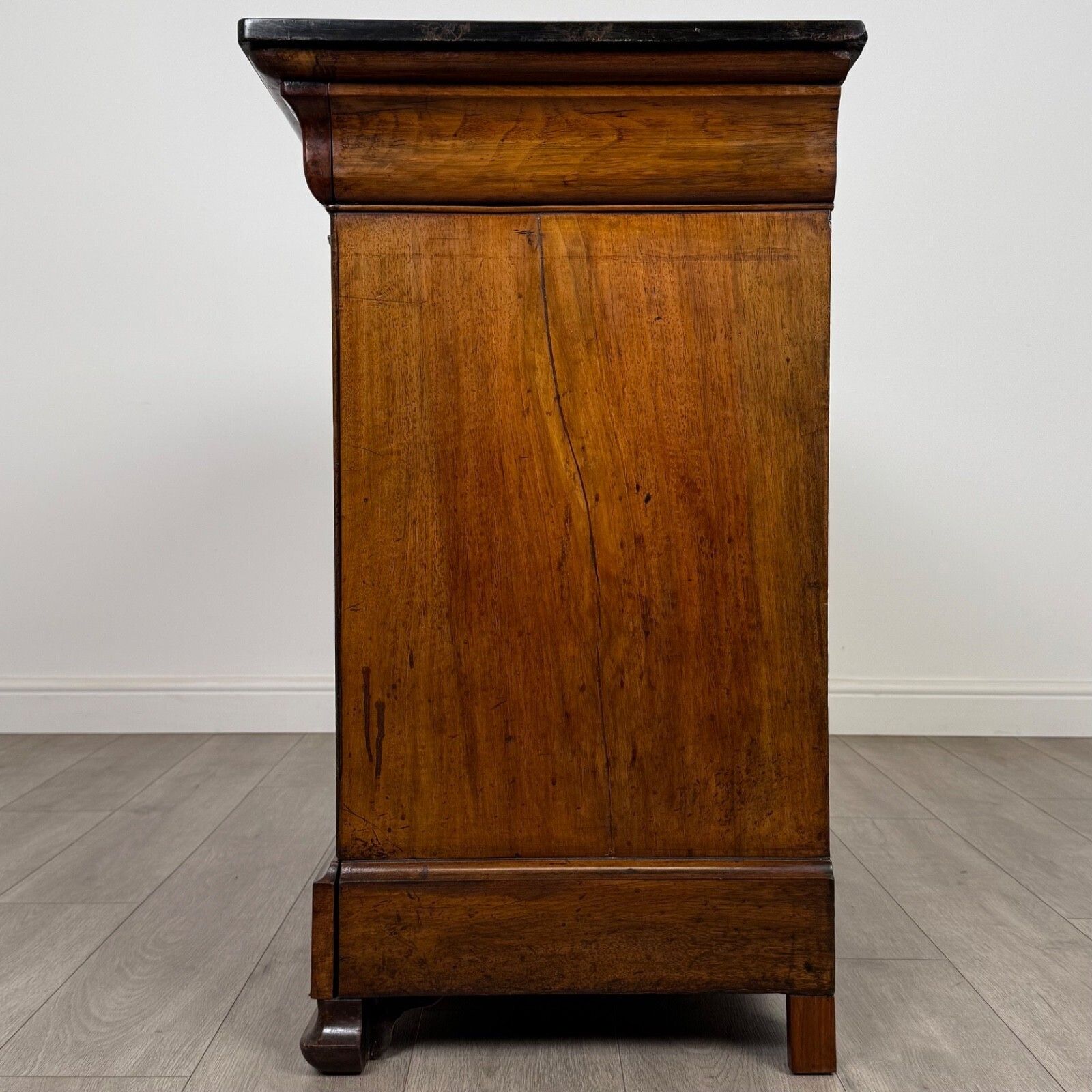 Antique 19th Century Burr Walnut French Chest Of Drawers photo for sale
