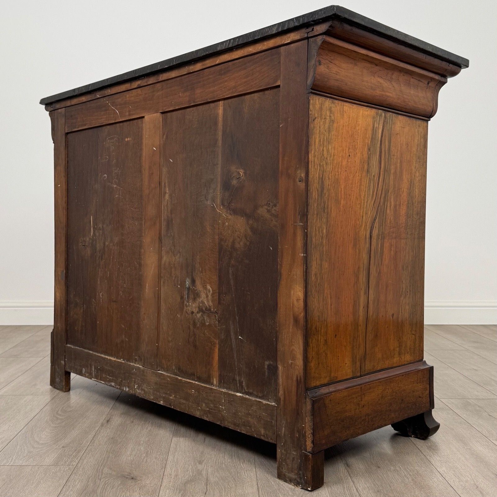 Antique 19th Century Burr Walnut French Chest Of Drawers photo vinterior