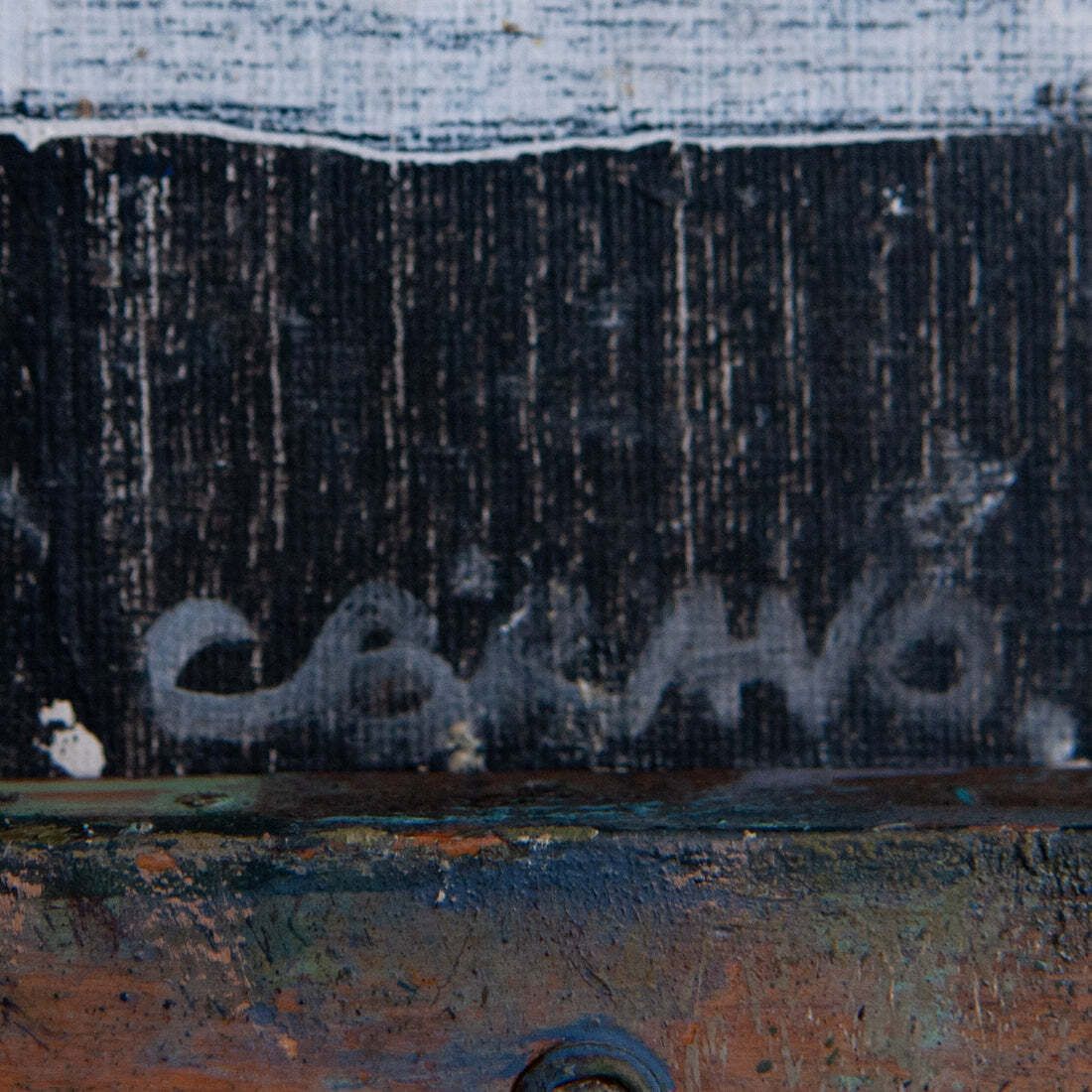 Expressionistisch Olieverfschilderij Op Doek – Gesigneerd C. Bravo photo vinterior
