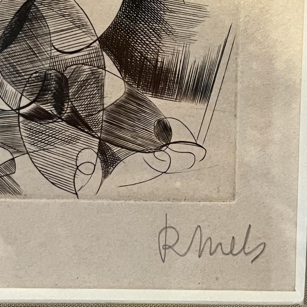 photo for sale René Mels (Meulemans), Composities, Etsen, 1945, Set Van 3