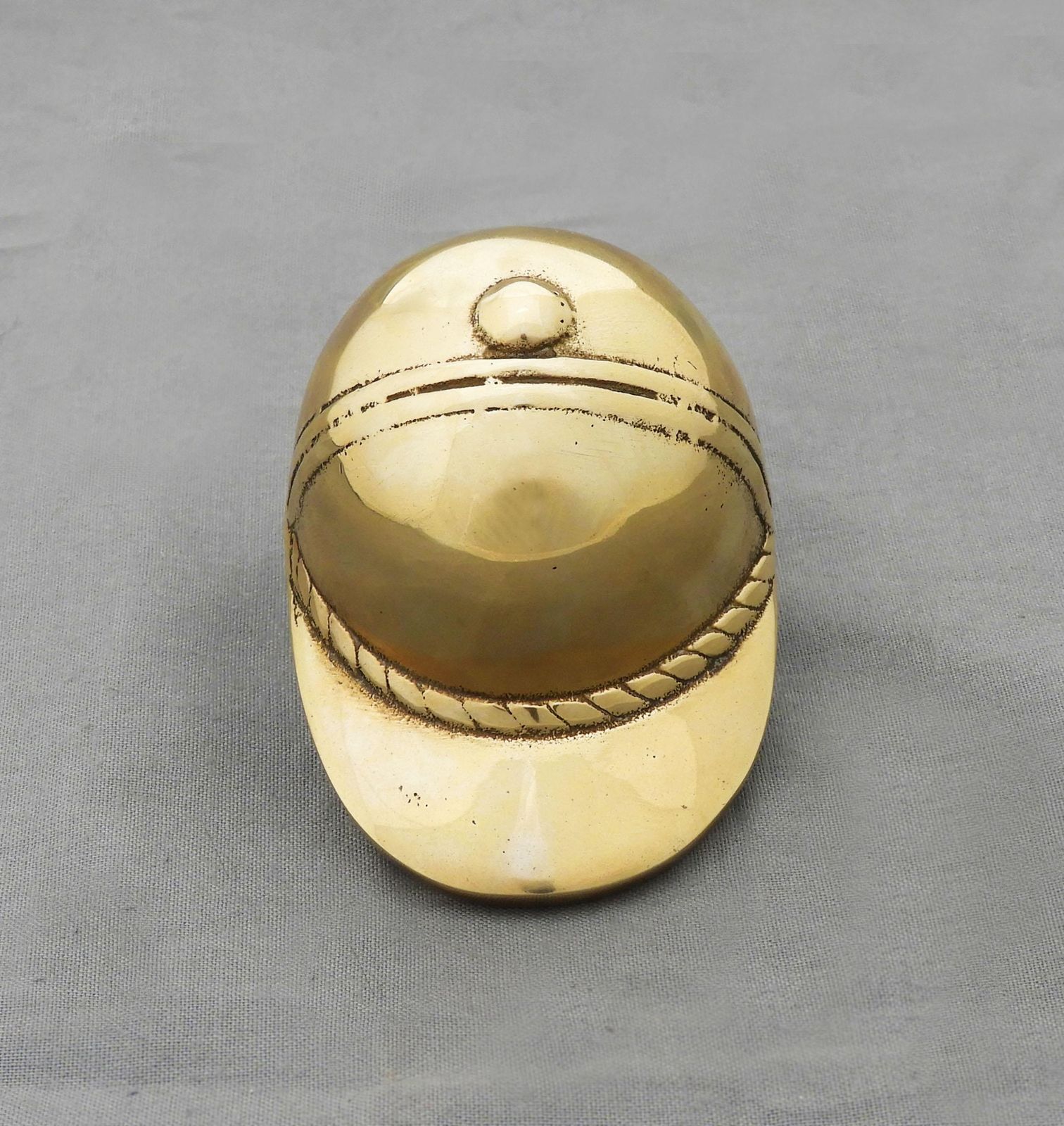 Gucci Style Brass Bottle Opener, Jockey's Cap, Italy, Circa 1970 photo Home Decor