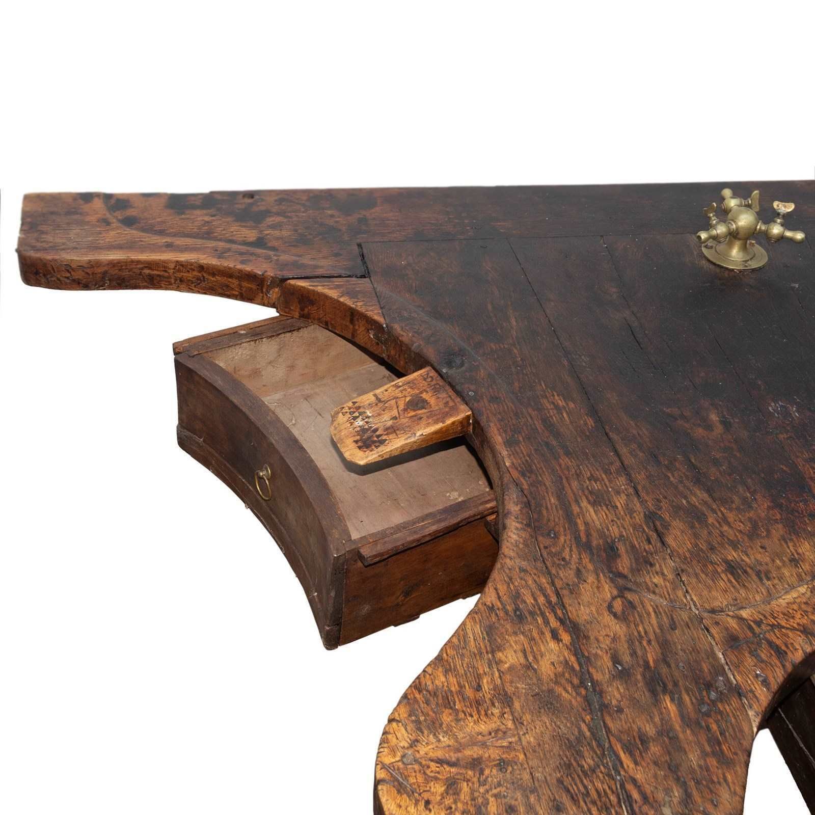 19th C. Jewellers' Shop Walnut Work Table From France photo Furniture
