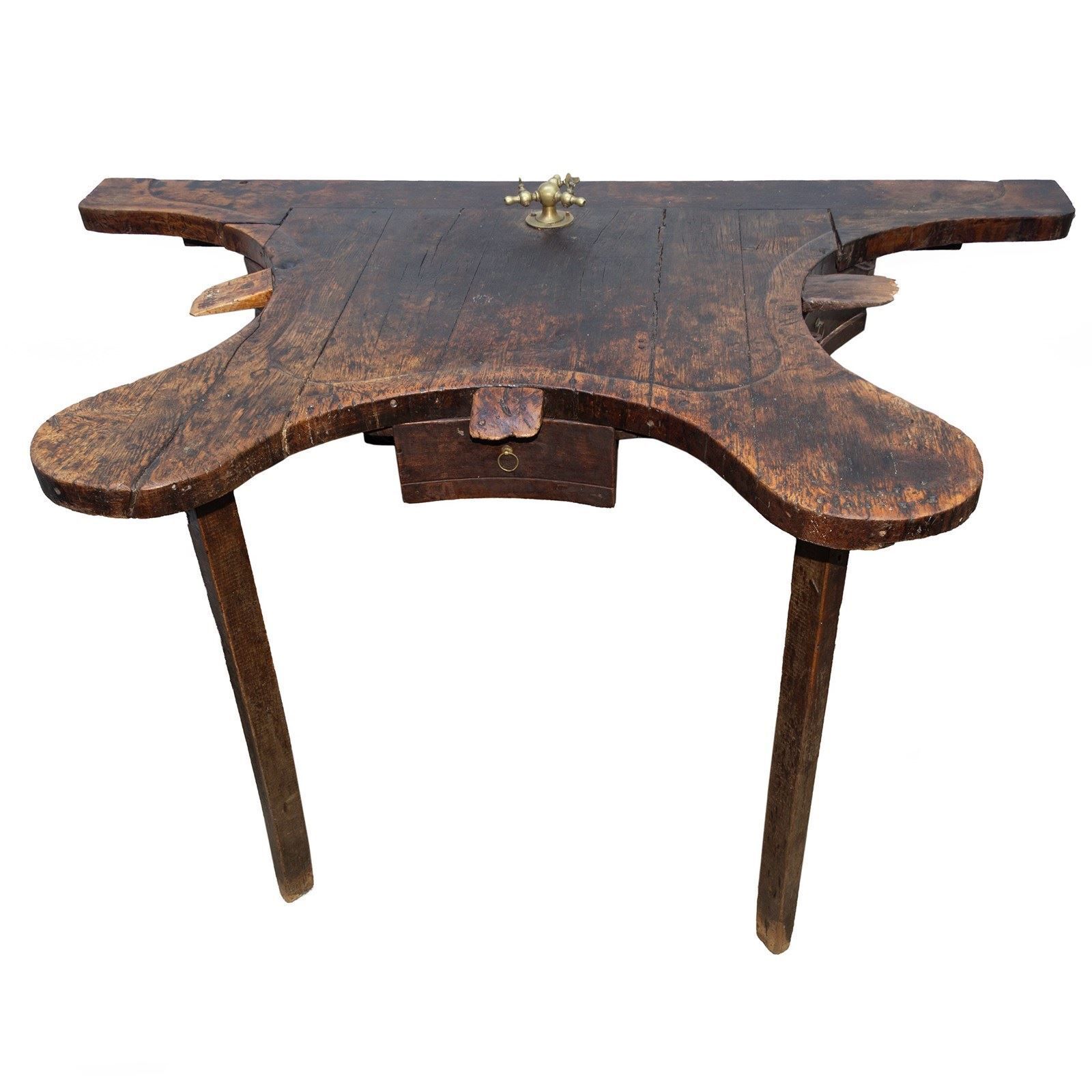 19th C. Jewellers' Shop Walnut Work Table From France