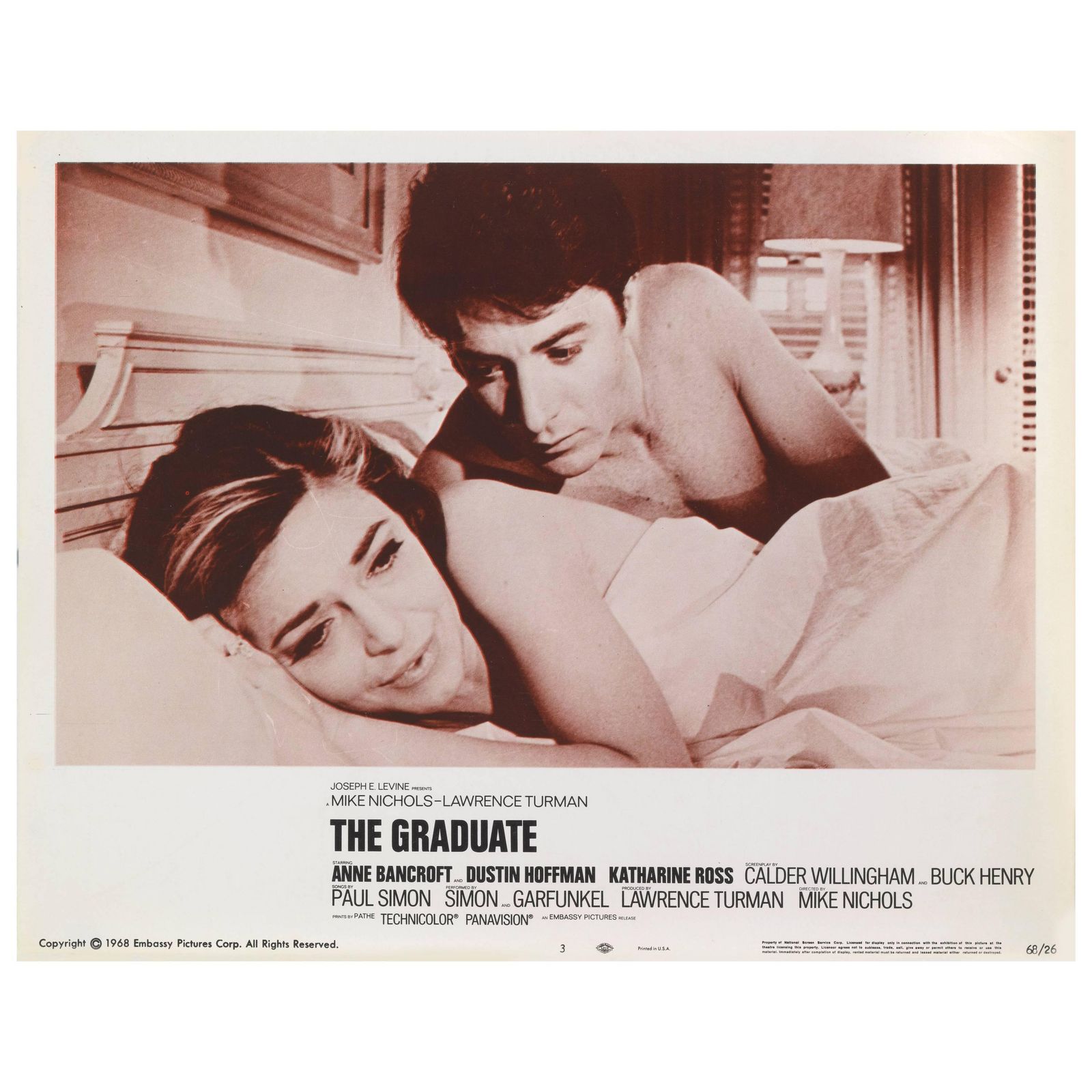 "The Graduate" Original Us Lobby Card