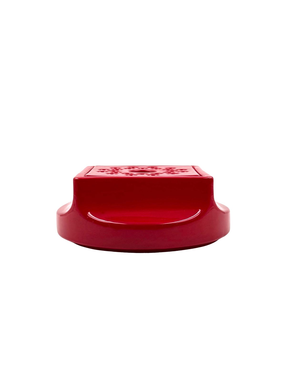 photo for sale Space Age Red Ceramic Ashtray, Studio Opi, Gabbianelli Italy Ca. 1970