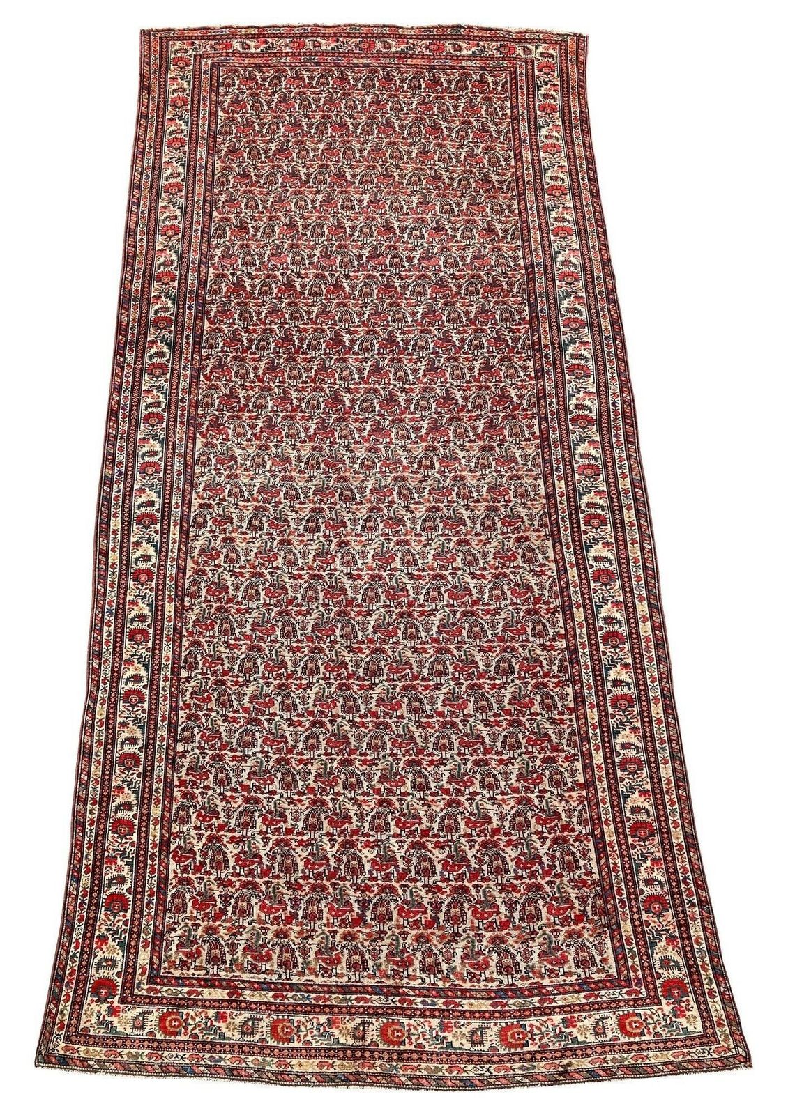 Antique Malayer Runner 2.86m X 1.38m photo furniture