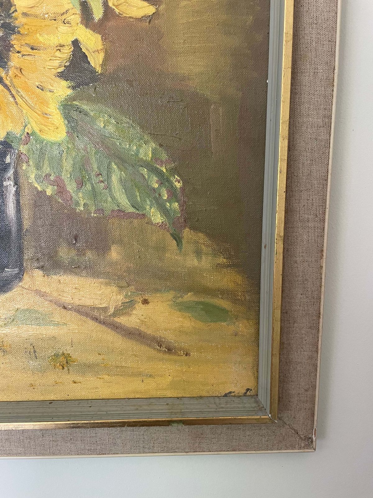 Sunflower Oil Painting photo vinterior