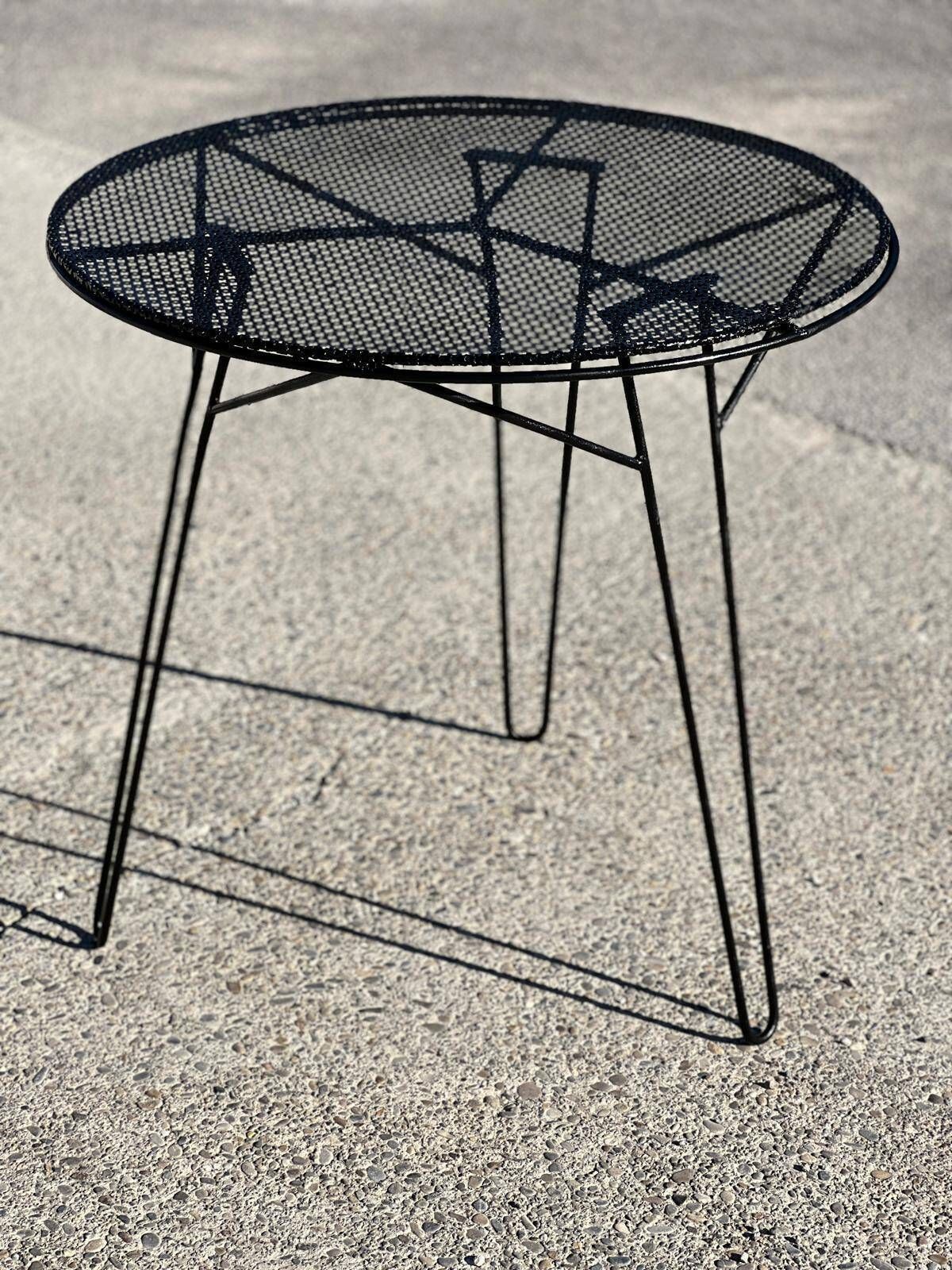 Mathieu Matégot Garden Furniture In Wrought Iron 1950 photo buy