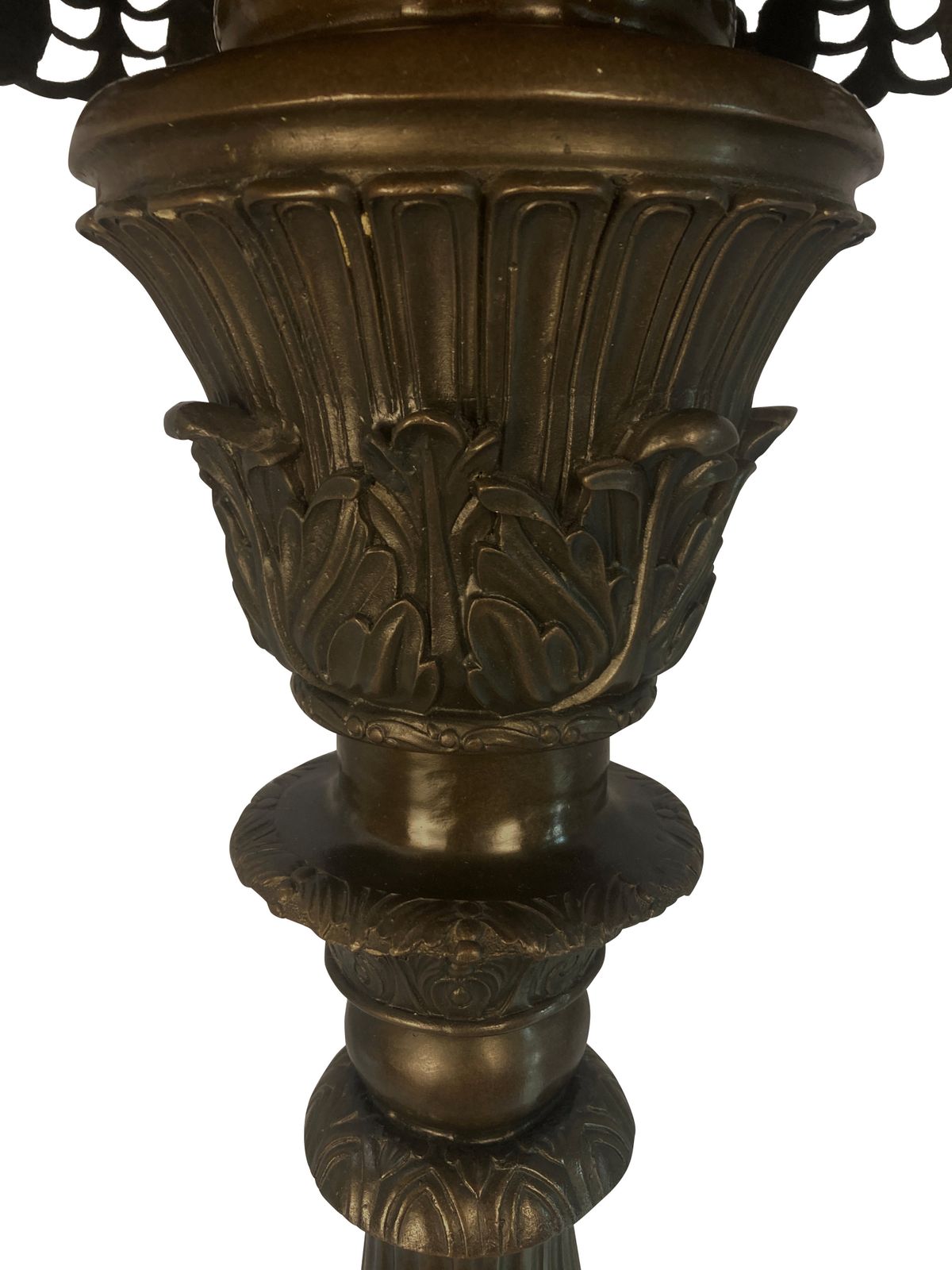 A Pair Of Large Venetian Bronze Torchere Pedestals photo buy