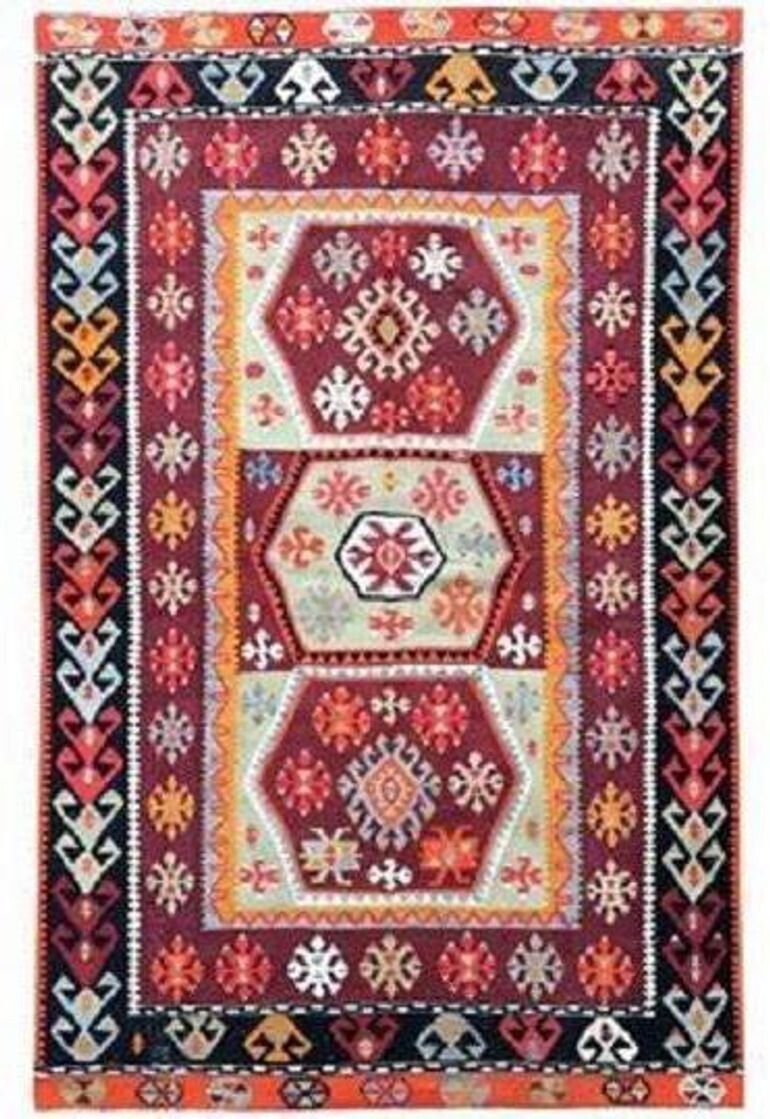 Vintage Anatolian Kilim 2.44m X 1.54m