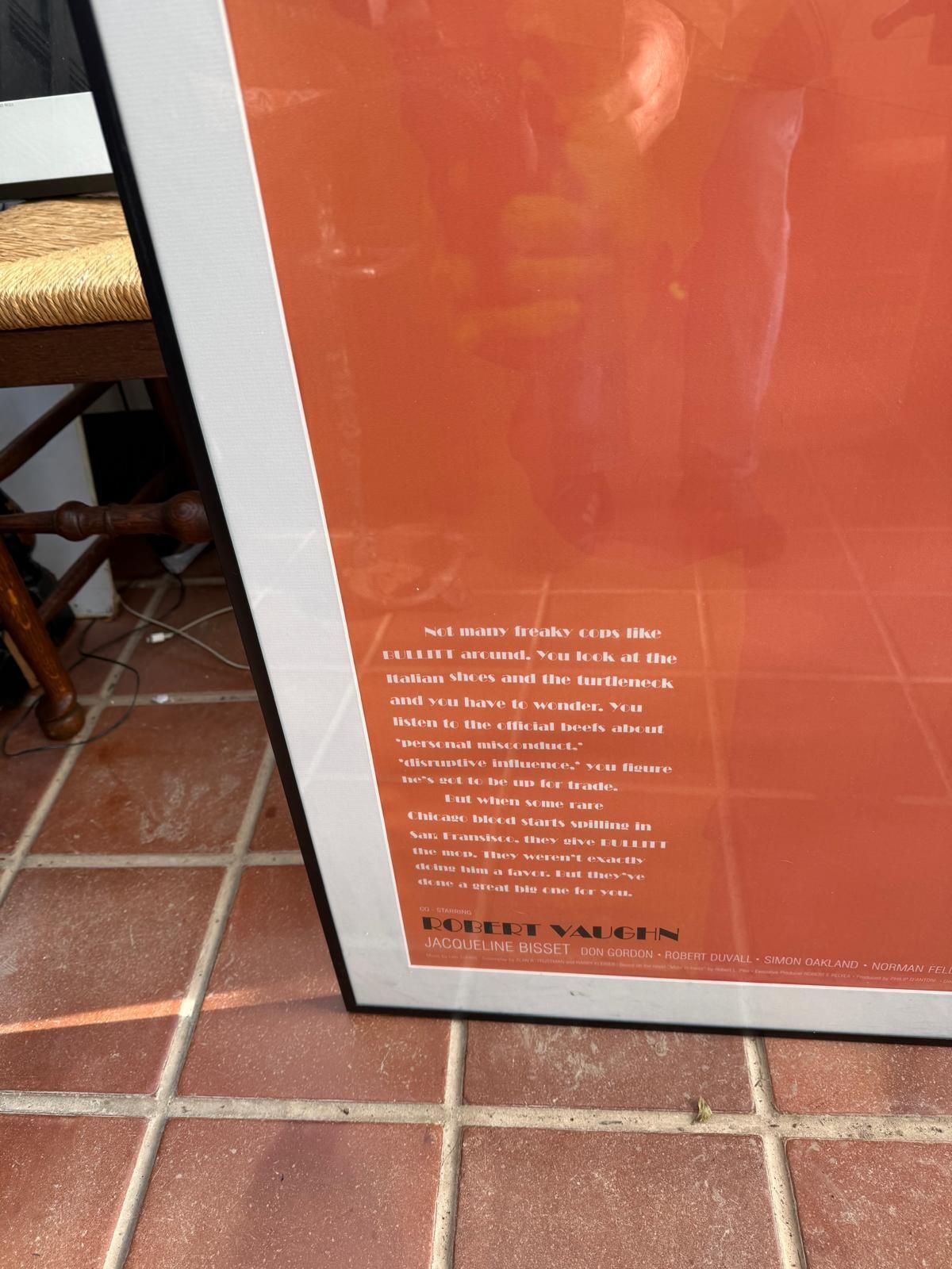 Steve Mcqueen Bullitt Cinema Poster Print photo for sale