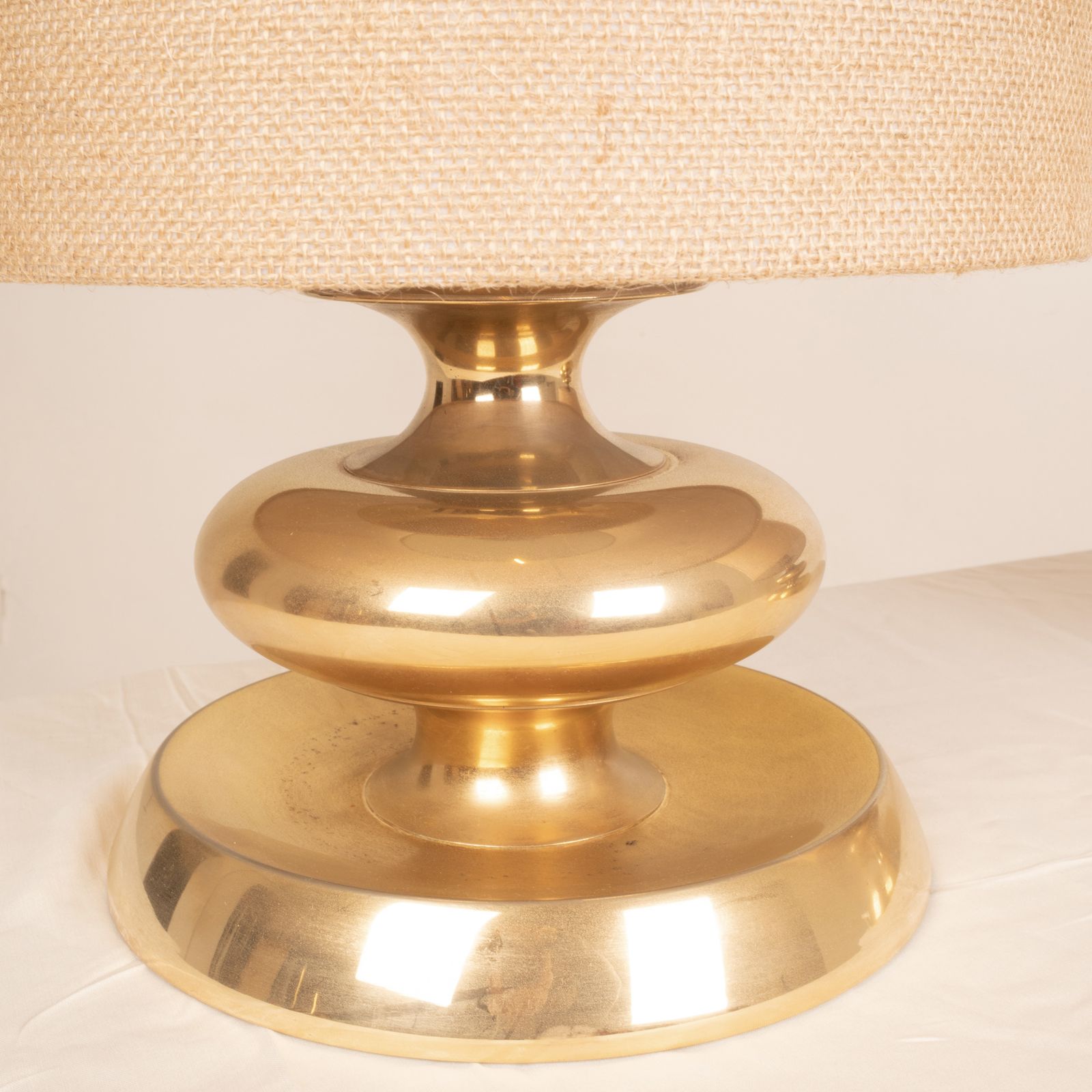 Pair Of C 363 Lamps, 24k Gold Edition, Italy Lights, 1970 photo buy