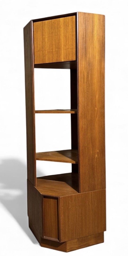G Plan Teak Bookcase Corner Cabinet Five Form Range Mid Century Retro C1960s photo vintage