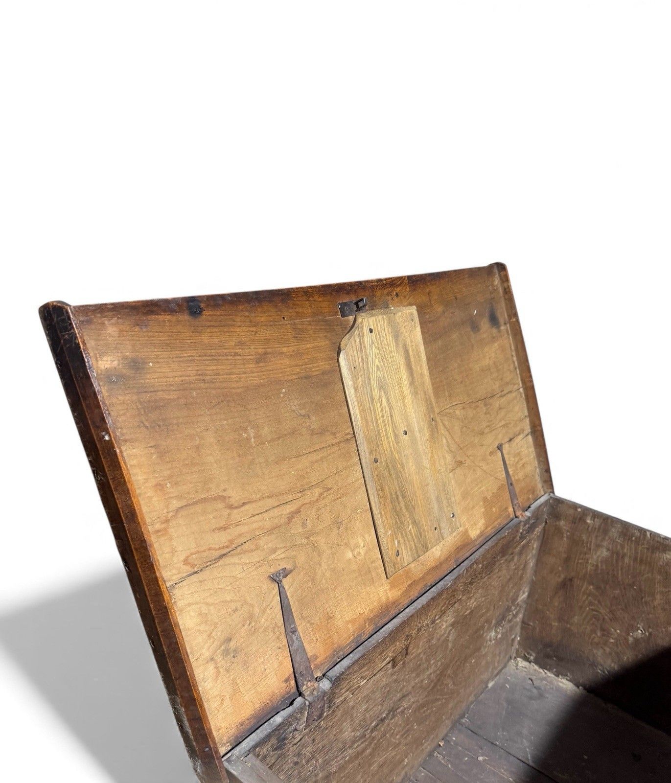 Antique Period Blanket Box Coffer Solid Oak And Elm Superior Quality C1680s photo Furniture