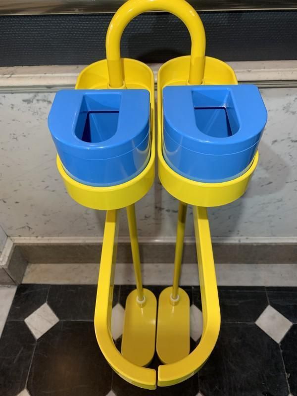 Valet / Handdoekenrek Van Metalplastica Lucchese, Italië, Jaren 1980 photo vintage