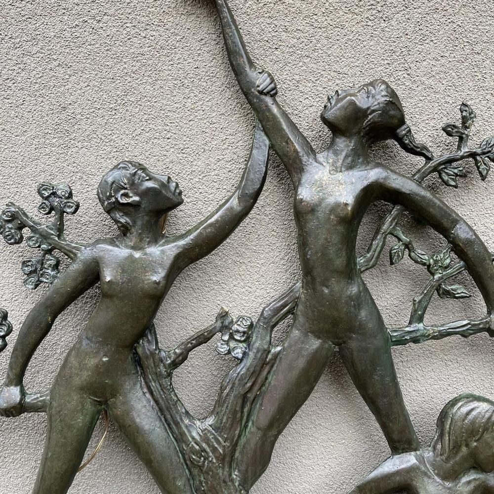 Jozef (Jos) Van Acker, Ode To Woman, Resin Wall Sculpture, 1960 photo Art