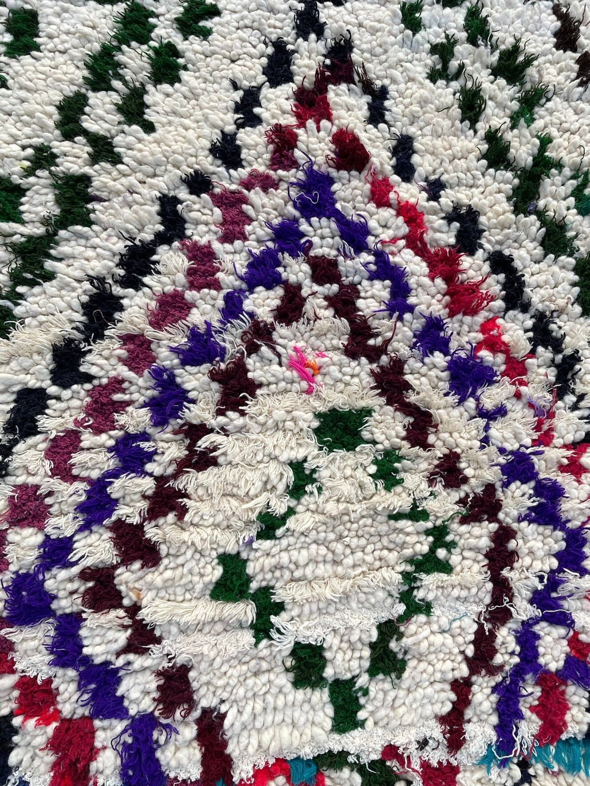 Berber Rug Handmade In Wool In Morocco, Wool Rug, Living Room Rug, Personalized Rug, Moroccan Rug photo for sale