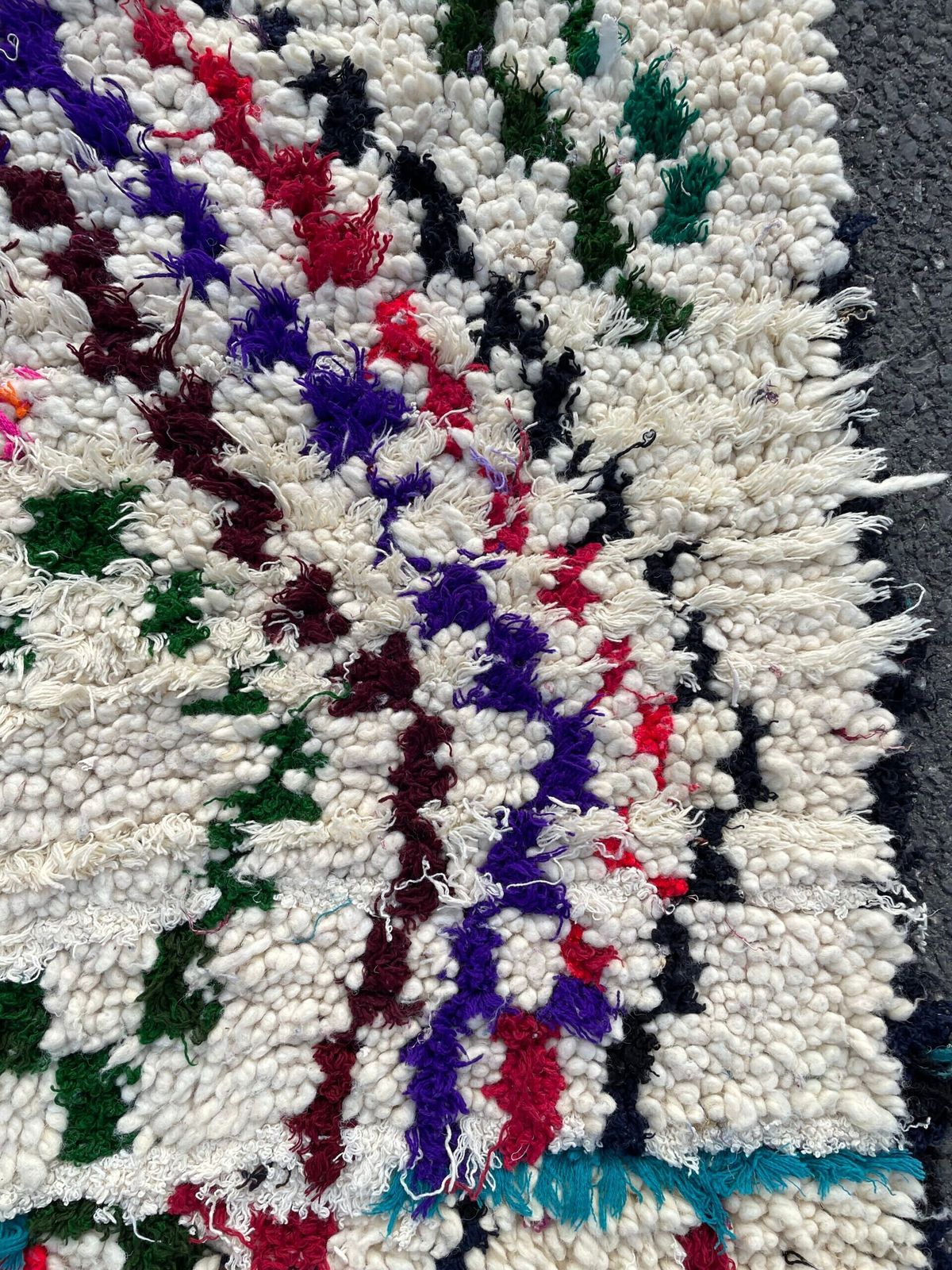 Berber Rug Handmade In Wool In Morocco, Wool Rug, Living Room Rug, Personalized Rug, Moroccan Rug photo Textiles